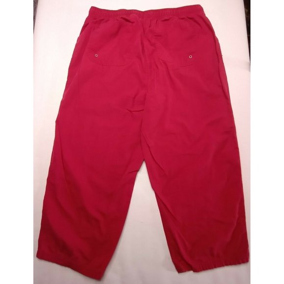 Jenny Buchanan Womens Size 14 Pink  Capri Pants With Drawstring - Picture 3 of 6